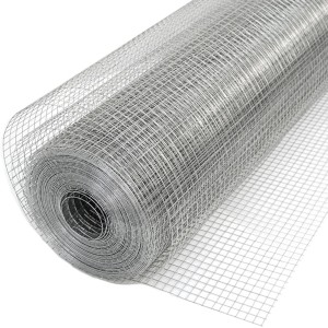 Rolle feuerverzinkter Niederberg Volierendraht, Maschenweite 12x12mm, 20m x 100cm.