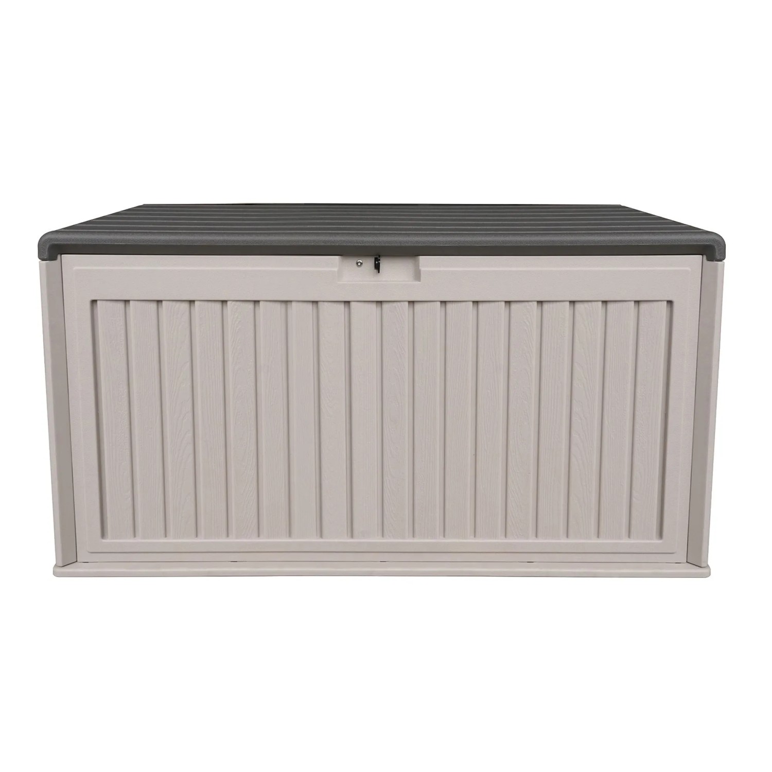 Westmann Gartenbox Alba Kunststoff 63 cm x 128 cm x 64 cm Creme 380,