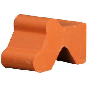 Terrakottafuß, Natur, 4 cm, 3er Set. Zubehör für Pflanztöpfe, für eine erhöhte Präsentation.