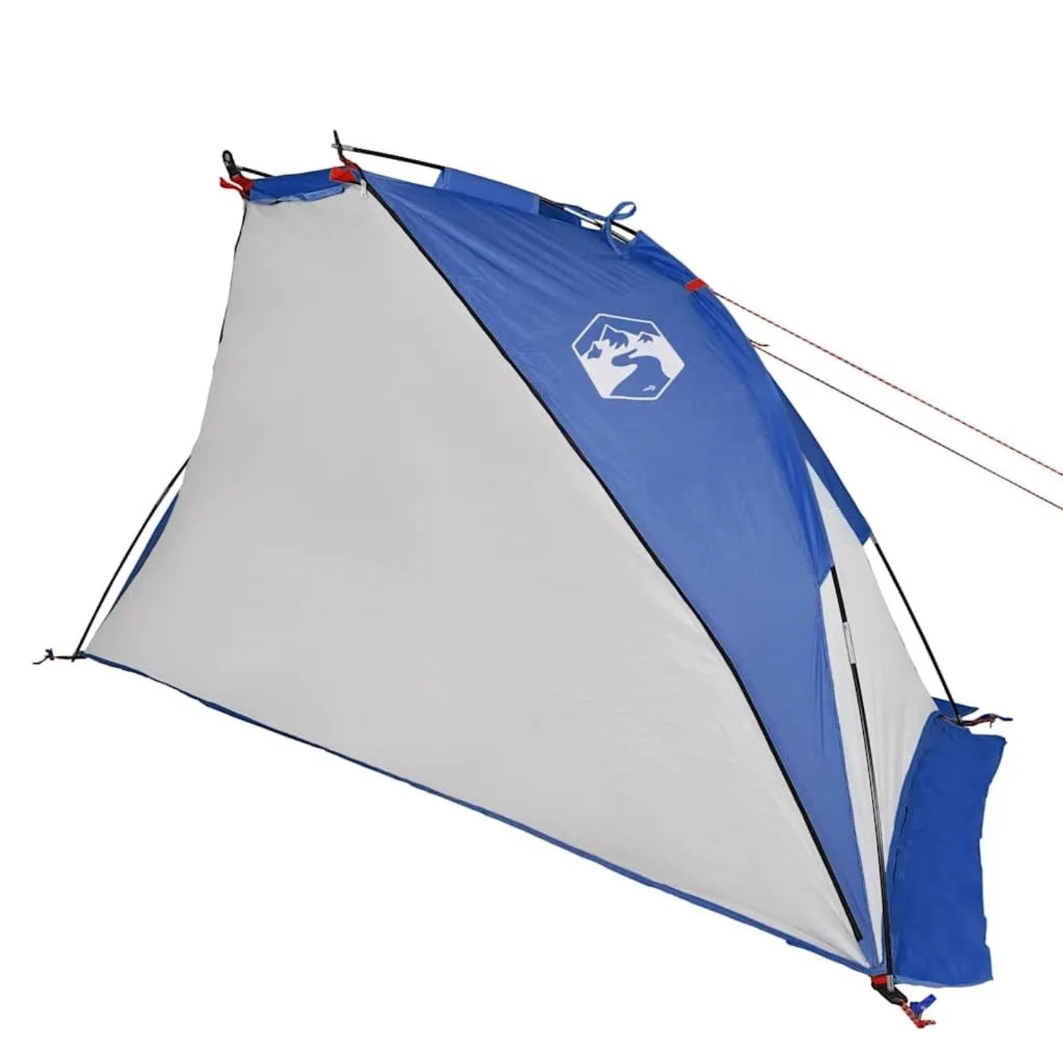 vidaXL Strandzelt Azurblau 268x223x125 cm 185T Polyester 94406_5