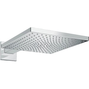 Hansgrohe Raindance E Kopfbrause 300 mit Brausearm, Chrom, quadratisch.
