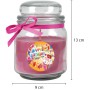 HS Candle Duftkerze Happy Birthday Lavendel Cupcake im Glas mit Schleife.