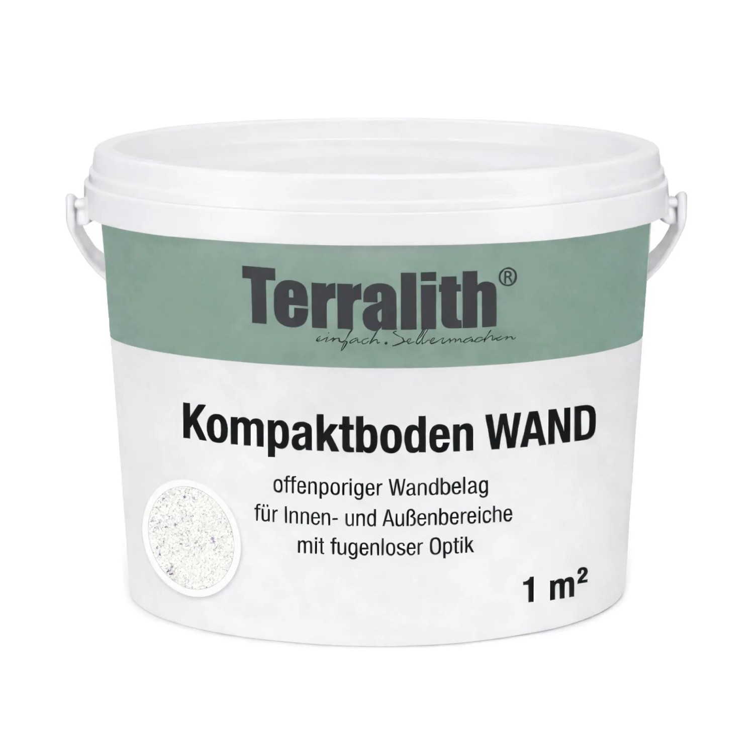 Terralith Kompaktboden Wand Mix Bianco 101 für 1 m²