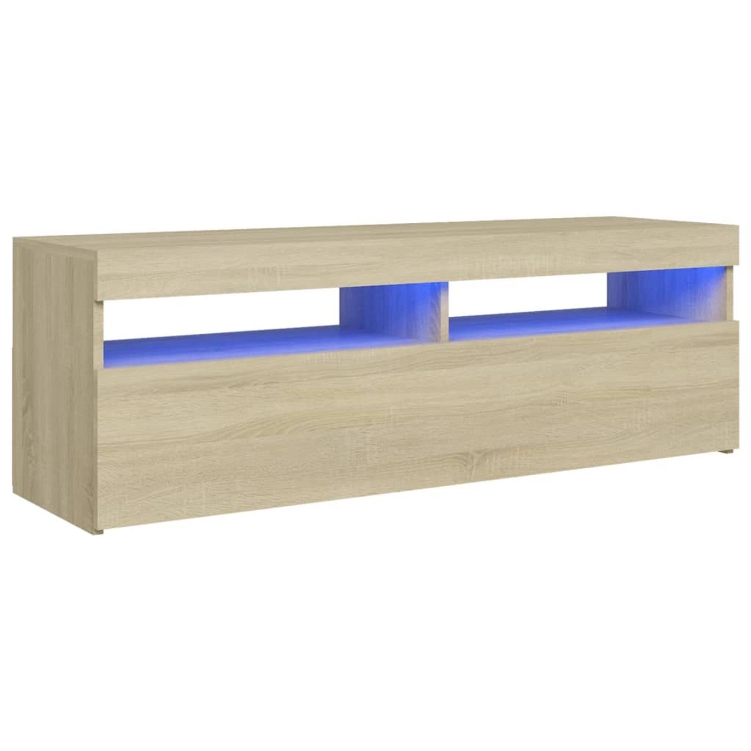 VidaXL TV-Schrank mit LED-Leuchten Sonoma-Eiche 120x35x40 cm  Modell 4 günstig online kaufen