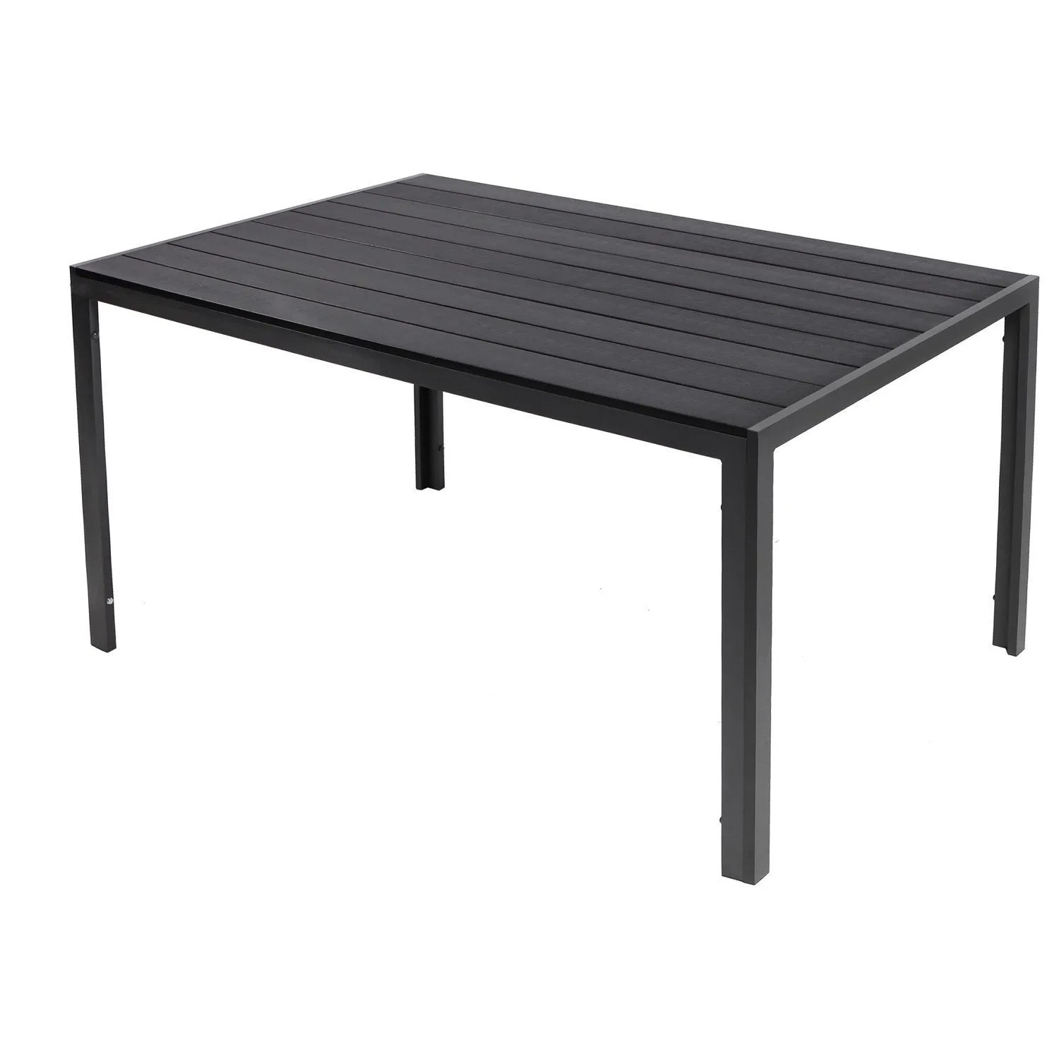 Lex Aluminium XL Gartentisch Esstisch Balkontisch Gartenmöbel Non-Wood 150x90 cm