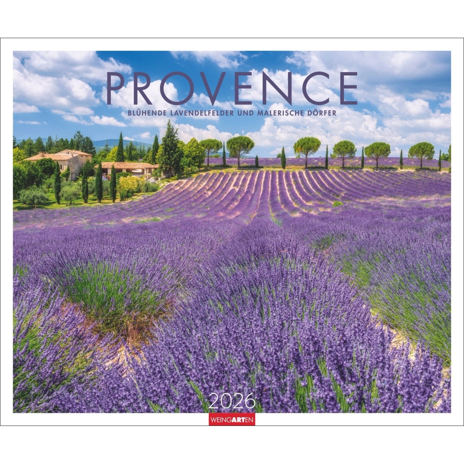 Provence Kalender 2026 - Blühende Lavendelfelder und malerische Dörfer günstig online kaufen