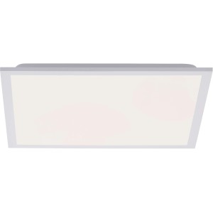 Weißes Just Light LED-Panel Fleet, 44,5x44,5 cm, mit Bewegungsmelder.