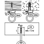 Anleitung zur Montage des Conacord Schaukelhakens mit Karabiner, Stahl, 200mm.