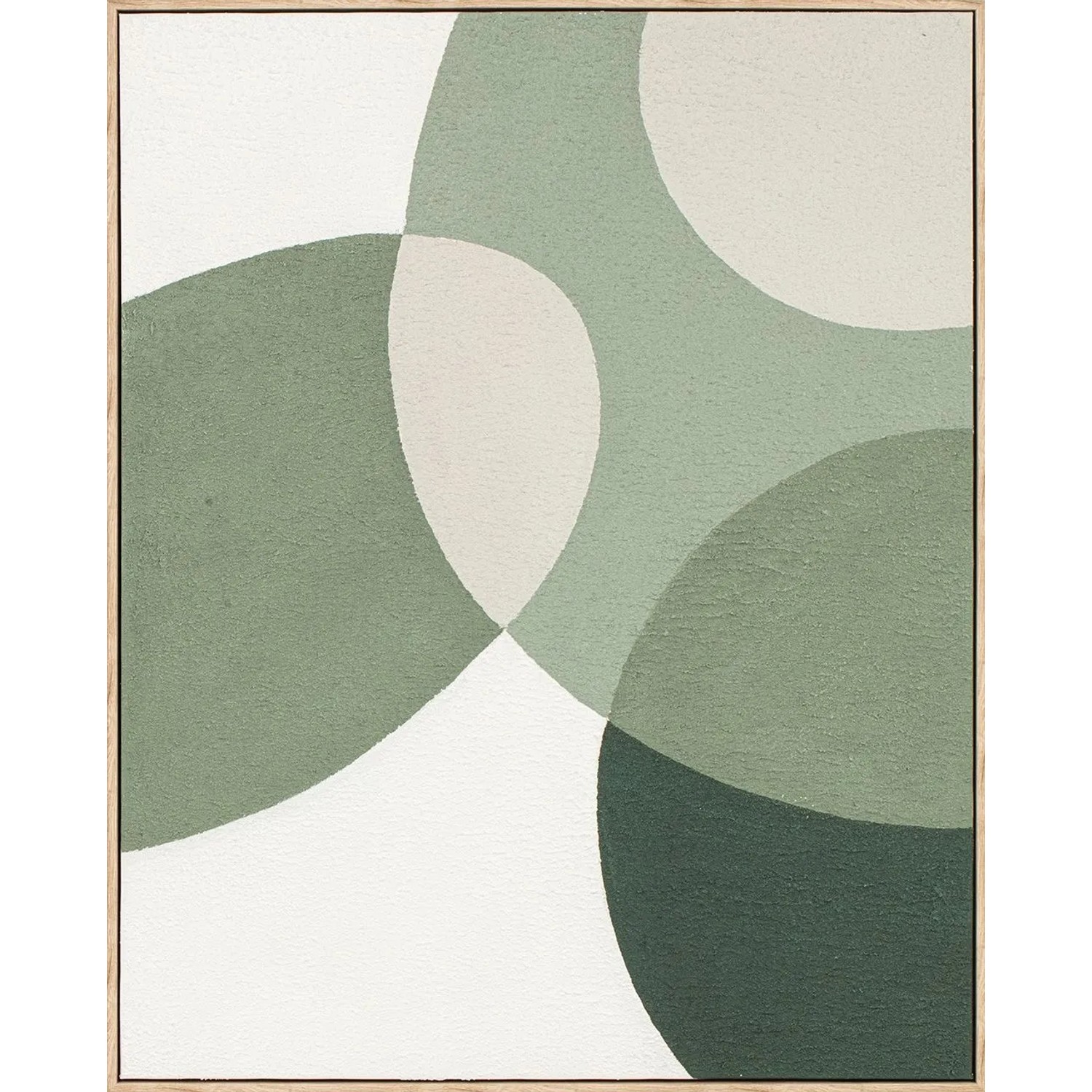 Art Universe Leinwandbild Green Dots 80 x 100 cm