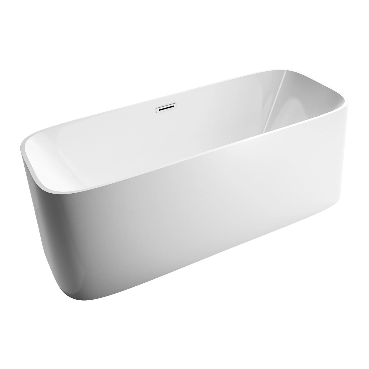 Bernstein Freistehende Badewanne RIVA 2.0 Acryl Weiß 170x70 günstig online kaufen