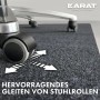 Floordirekt Bodenschutzmatte Viking Polyester Rutschhemmend Dunkelgrau 100 x 120 cm_6