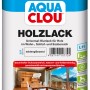 Dose Aqua Clou Holzlack Transparent seidenglänzend, 250ml. Klarlack für Holz im Innenbereich.