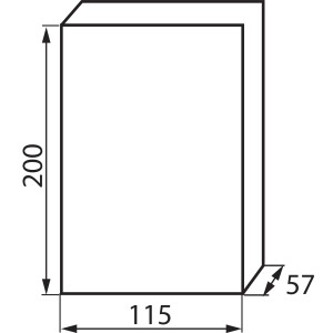 Kanlux Verteiler Sicherungskasten Unterputz DB104F 4 Module