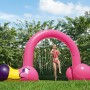 Bestway Jumbo Wassersprinkler Flamingo: Aufblasbarer Flamingo mit Wasserdusche für Kinder im Garten.