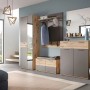 Inn.Furn Garderoben-Set Eiche Grau 3-teilig 175 cm mit Soft-Close Tomaso_8