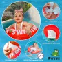 Freds Swim Academy Schwimmreifen Classic Rot für Babys und Kleinkinder im Pool.