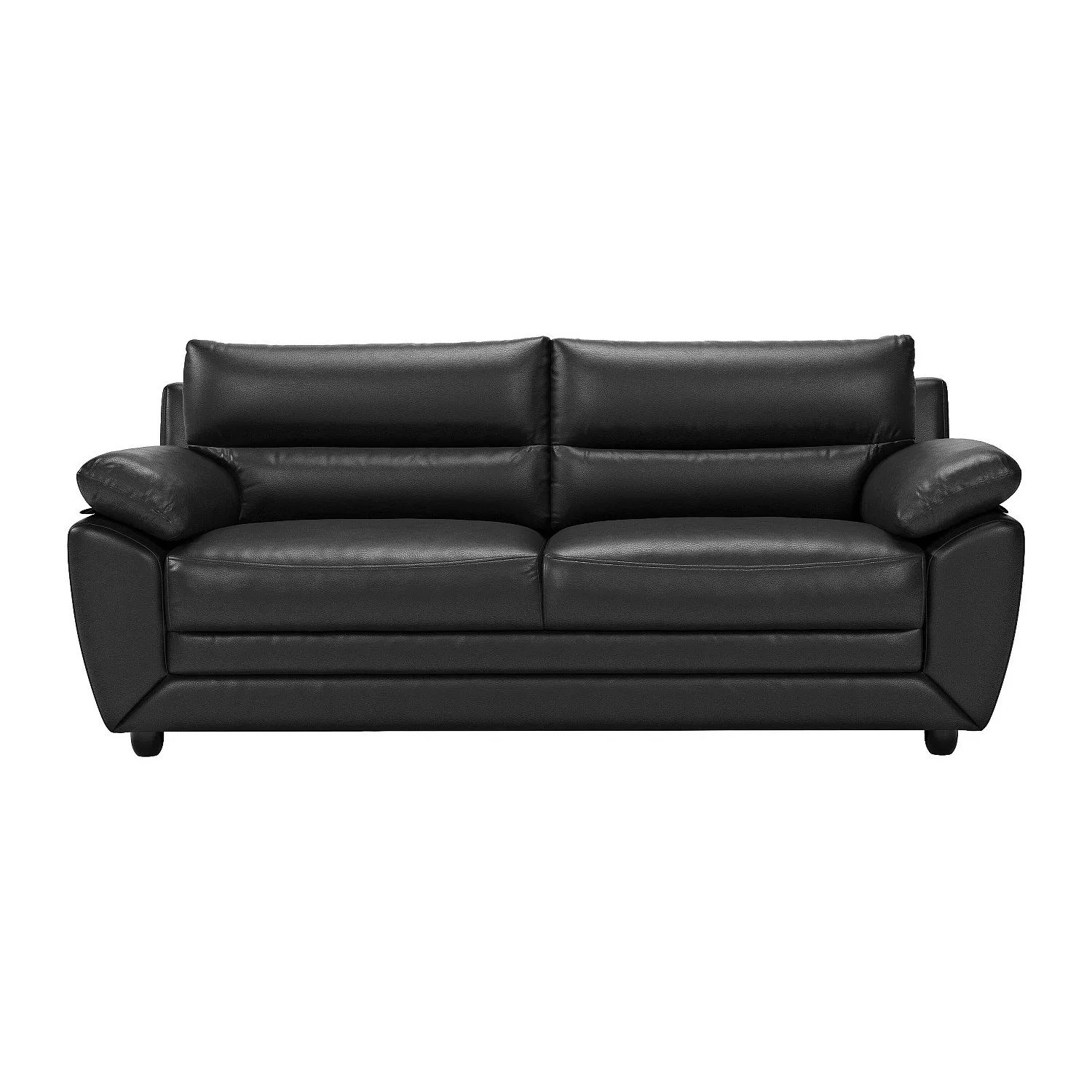Vente-unique Sofa Ohne Schlafmöglichkeit Manoa Schwarz 201 cm
