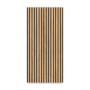 Walllux Duschrückwand Eiche Streifen, 100x210 cm, Alu-Verbund für Bad & Dusche.