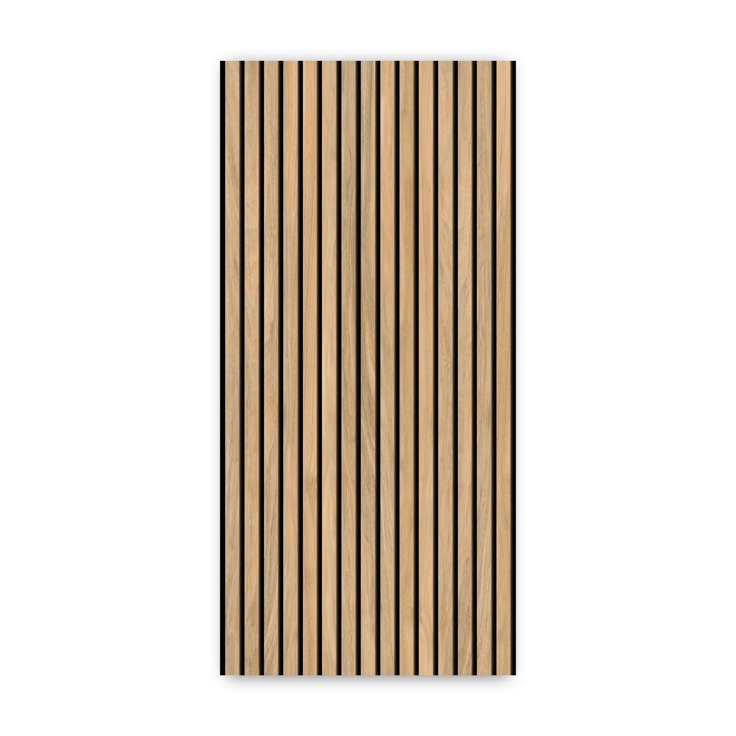 Walllux Duschrückwand Eiche Streifen Alu-Verbund 3 mm 100 x 210 cm