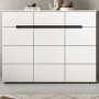 Inn.Furn Schuhkommode in Weiß und Grau 120 cm Cooper_2