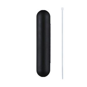 Paulmann URail Pendeladapter schwarz matt, zylindrisch, mit Kabelbinder. Zur Kabellängenanpassung.