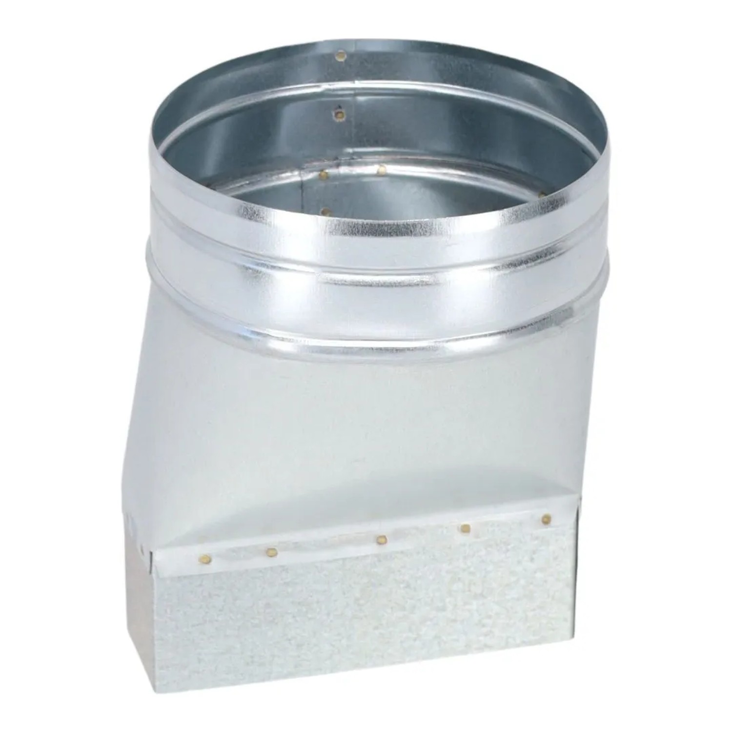 Subtiel Flachkanal Adapter 150 x 50 mm Auf Ø 150 mm Asymmetrisch