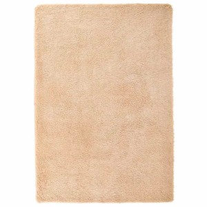 vidaXL Teppich Shaggy Hochflor NAVARRA Beige 120x170 cm Polyester 4102821