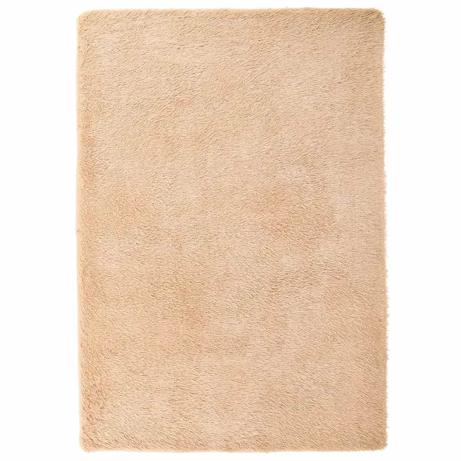 vidaXL Teppich Shaggy Hochflor NAVARRA Beige 120x170 cm Polyester 4102821 günstig online kaufen