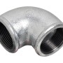 Verzinkter 90 Grad Winkel mit Innengewinde (38,9 mm) für Pumpen & Hauswasserwerke.