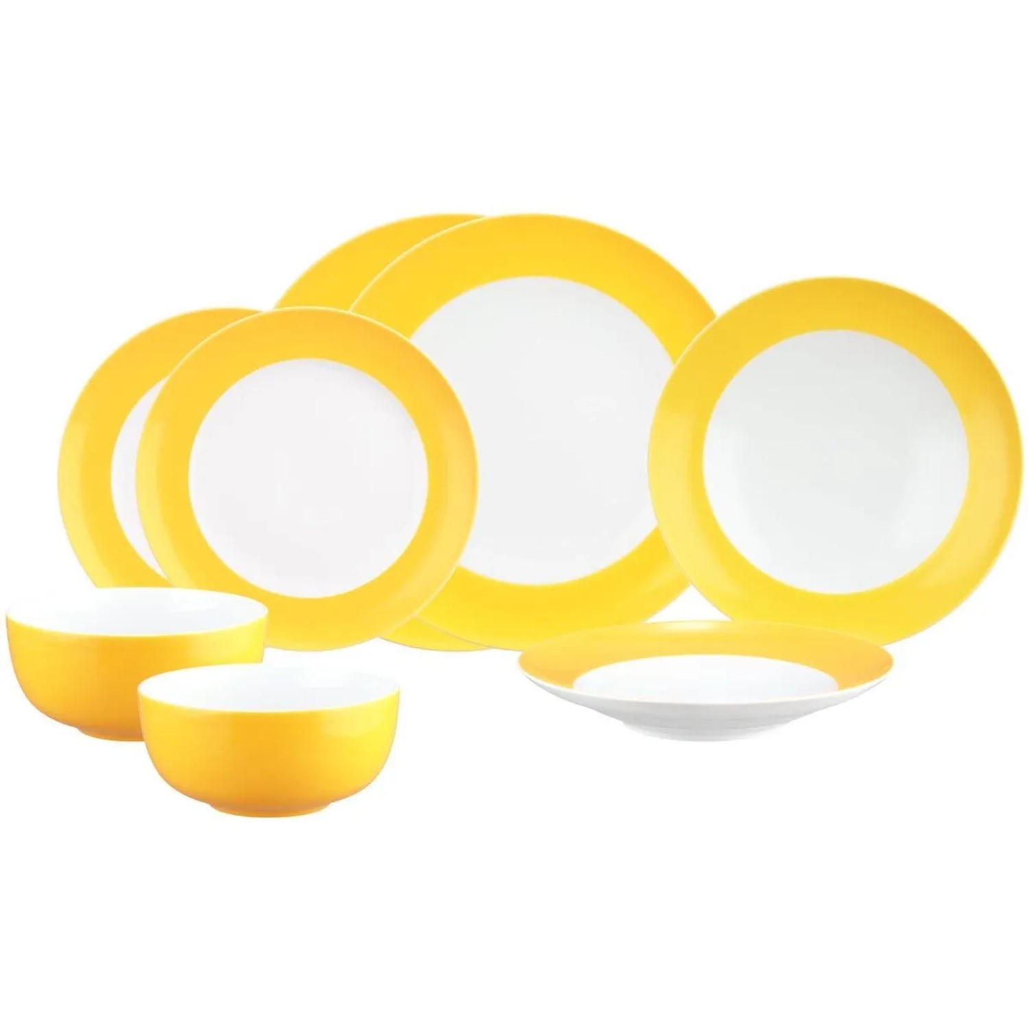 Seltmann Weiden Liberty Pure Colors Einsteiger-Set 8-teilig Yellow Glow