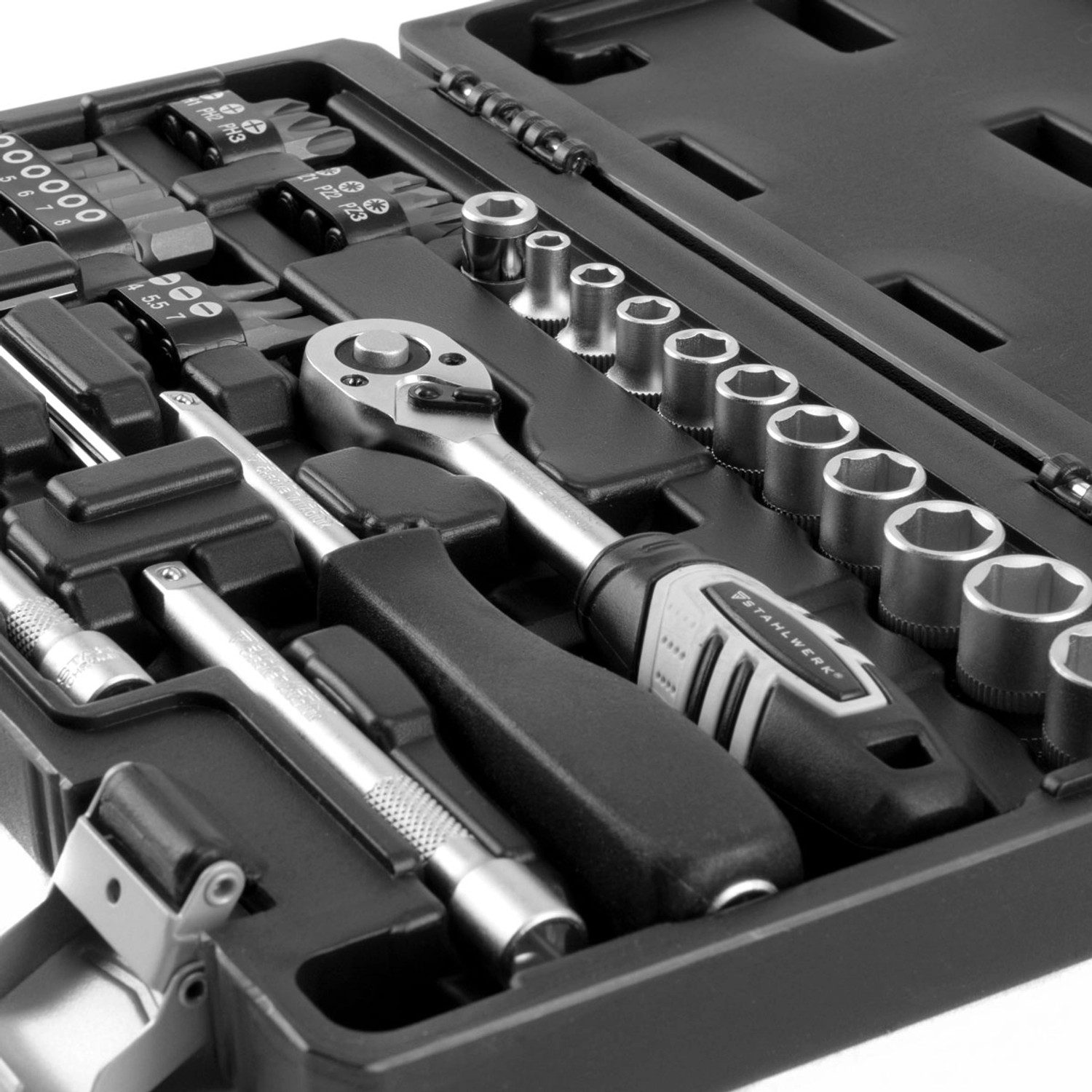 9-teiliges Steckschlüssel-Set, 1/4 Zoll, Chrom-Vanadium, 5-13 Mm, Lange Ausführung Für Enge Räume