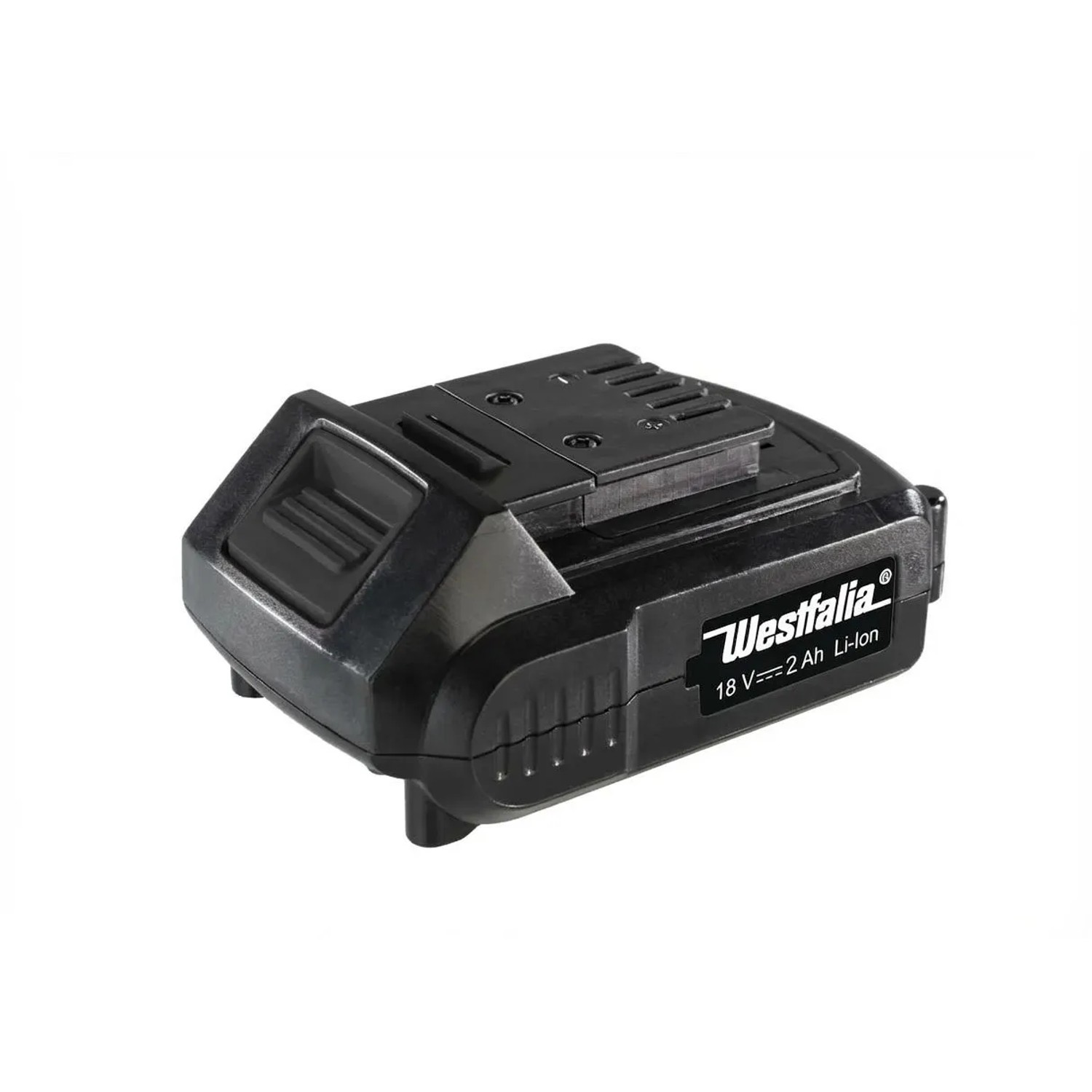 Westfalia Lithium-Ionen-Akku 18 V 2,0 Ah Schwarz Kunststoff