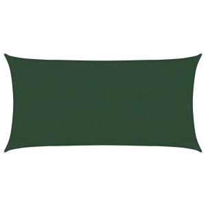 vidaXL Sonnensegel 160 g/m² Dunkelgrün 3x6 m HDPE 311460