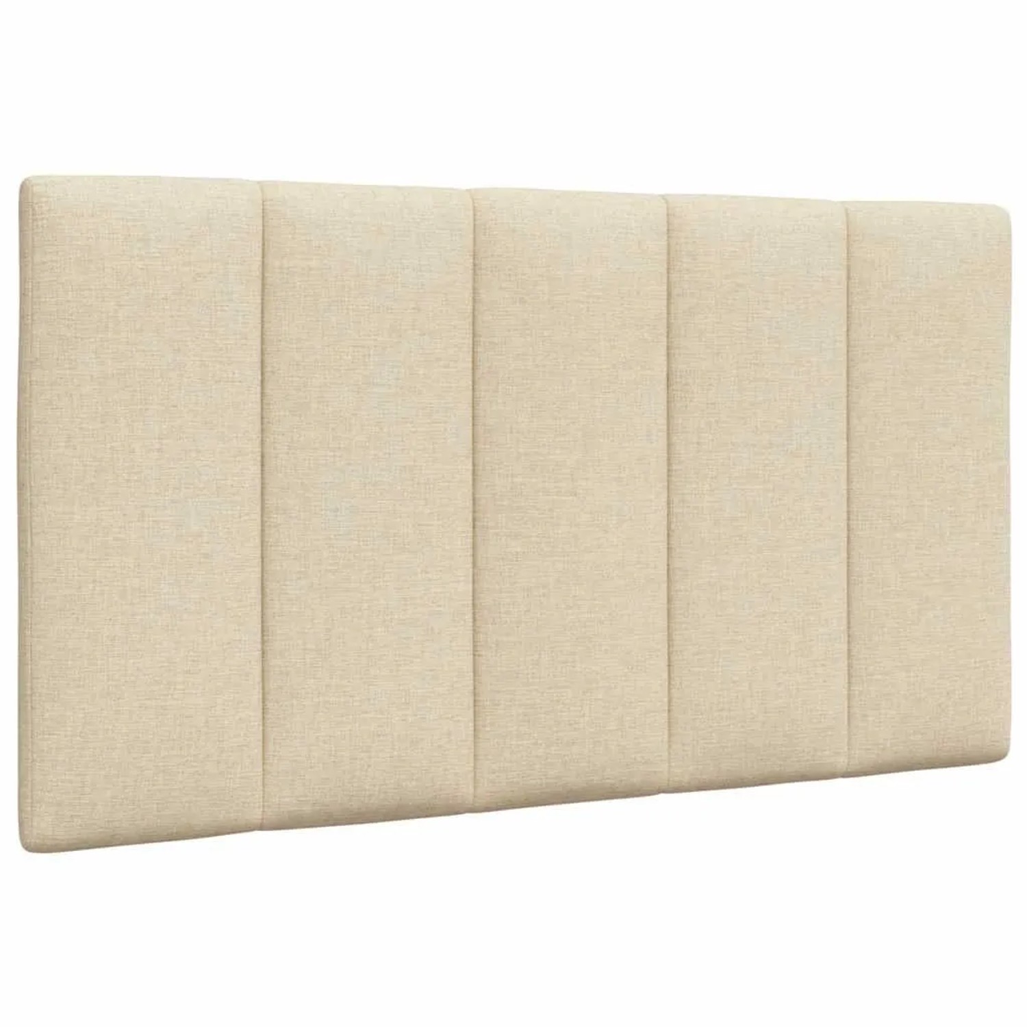 vidaXL Kopfteil-Kissen Hanko Creme 90 cm Stoff 4019147