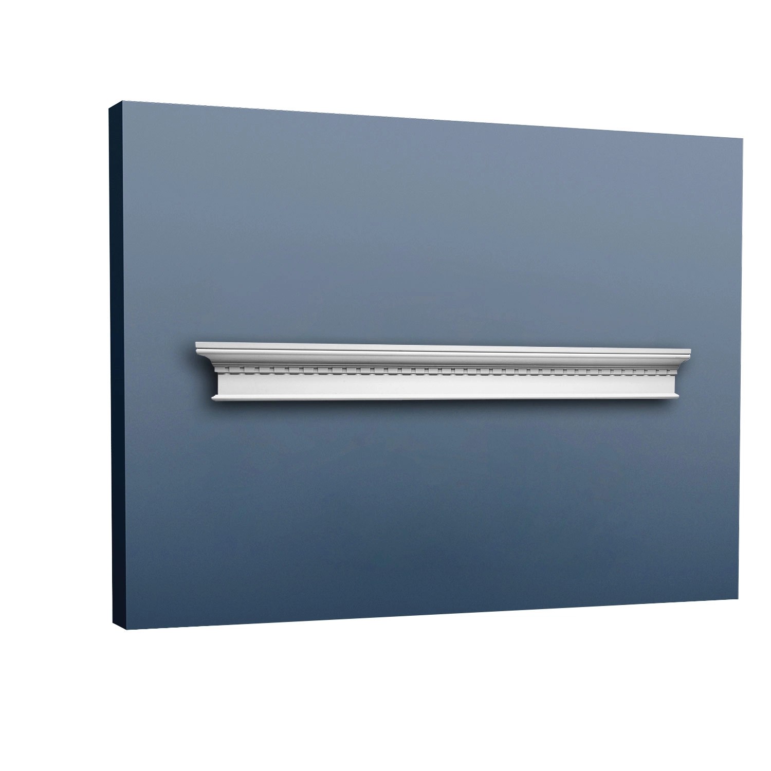 ORAC DECOR D401 LUXXUS Türaufsatz Pediment Zierelement Stuckprofil Gesims 127 cm 127,5 cm x 14,5 cm x 5,5 cm Weiß