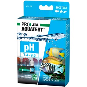 JBL ProAquaTest pH 7.4-9.0: Wassertest für Aquarien und Teiche zur pH-Wert Bestimmung.