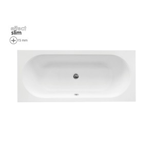 Bad Land Badewanne Rechteck VITAE SLIM 180x80 Ablauf Füße