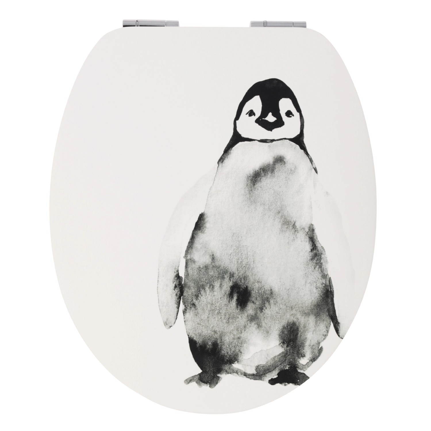 Sitzplatz WC-Sitz Motiv Pinguin mit Absenkautomatik