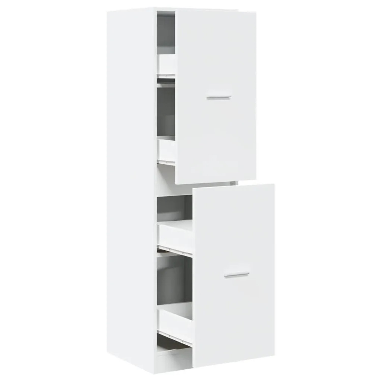 vidaXL Apothekerschrank Weiß 40x41x144,5 cm Holzwerkstoff 3309636_3