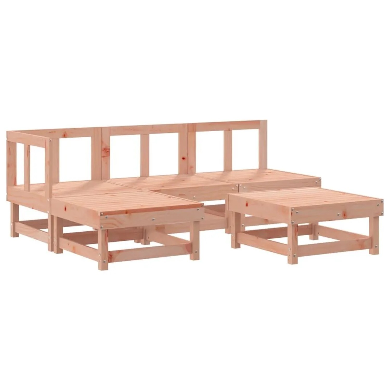 vidaXL 5-Tlg Garten-Lounge-Set Massivholz Douglasie 3186520