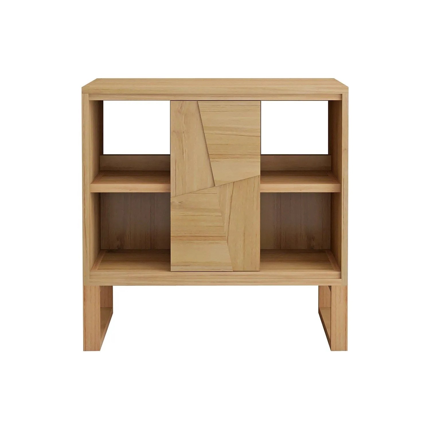 Vente-unique Waschbeckenunterschrank Mataram Naturfarben Hell 80 cm
