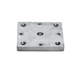 Suncomfort Adapter PSV16 auf PSV22 aus verzinktem Stahl für Schirmständer.