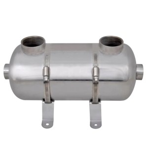 vidaXL Pool Wärmetauscher 355 x 134 mm 40 kW 90868