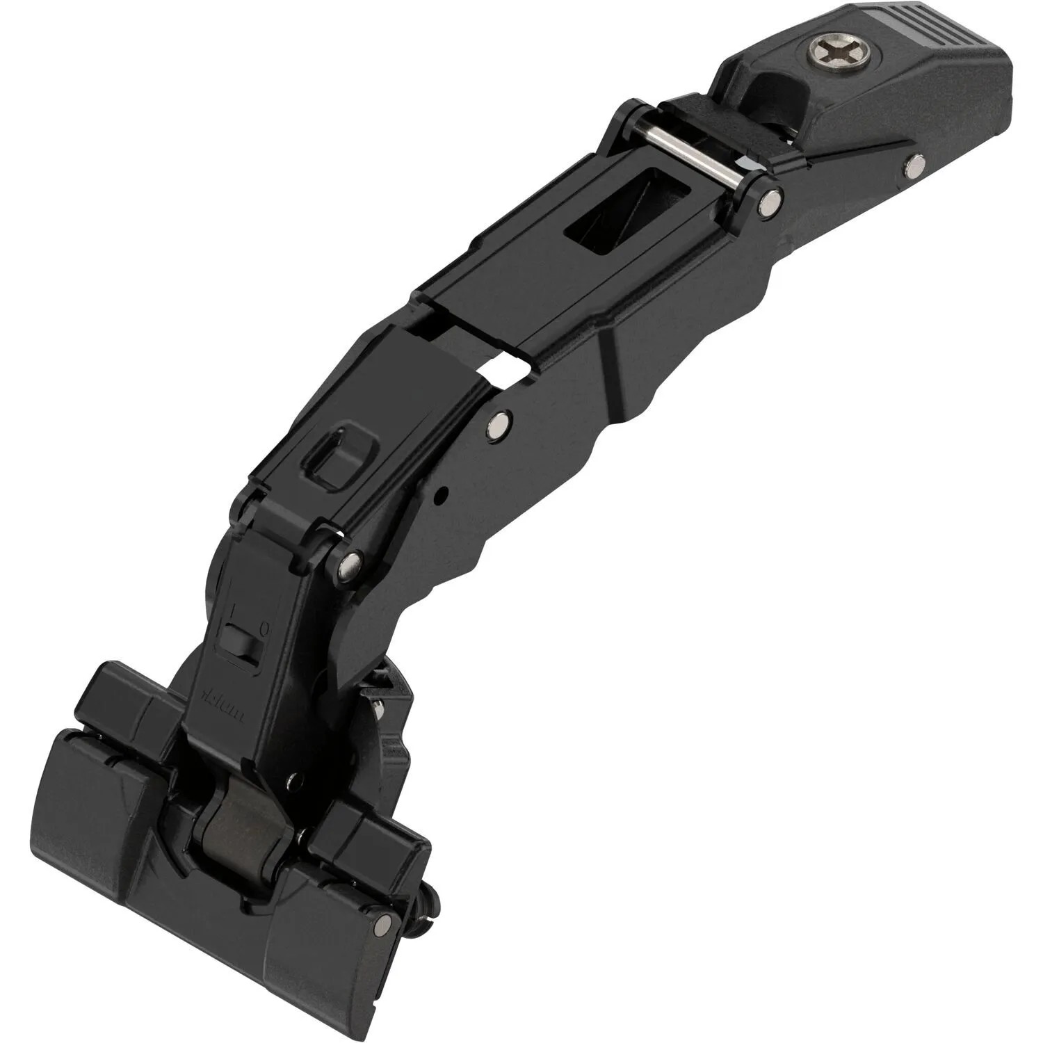 Blum 0-Einsprung-Scharnier Clip Top Blumotion 155 Grad mit Feder Onyx Schwarz Inserta