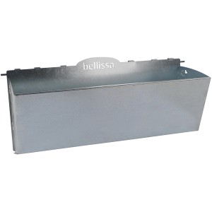 Bellissa Pflanzkasten Origami, 54 cm, aus Zink, zur Aufhängung an Gabionen und Doppelstabmatten.