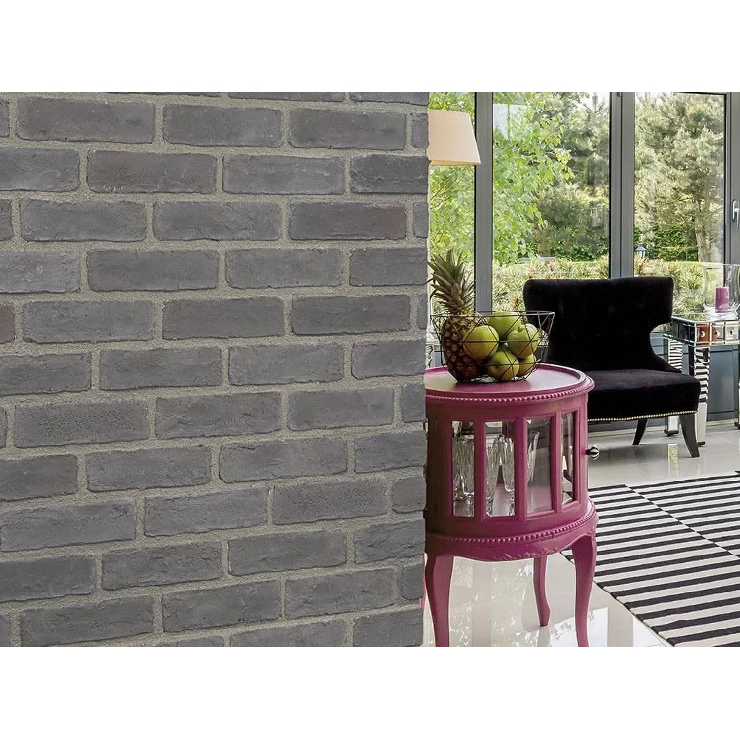 Timefloor Wandpaneele Steinriemchen City Brick Grau B28