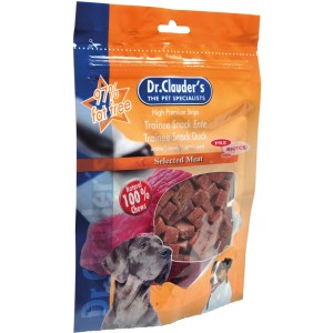Dr. Clauder's Premium Duck Traineesnack, 80g Packung Hunde-Belohnungssnacks mit Ente.