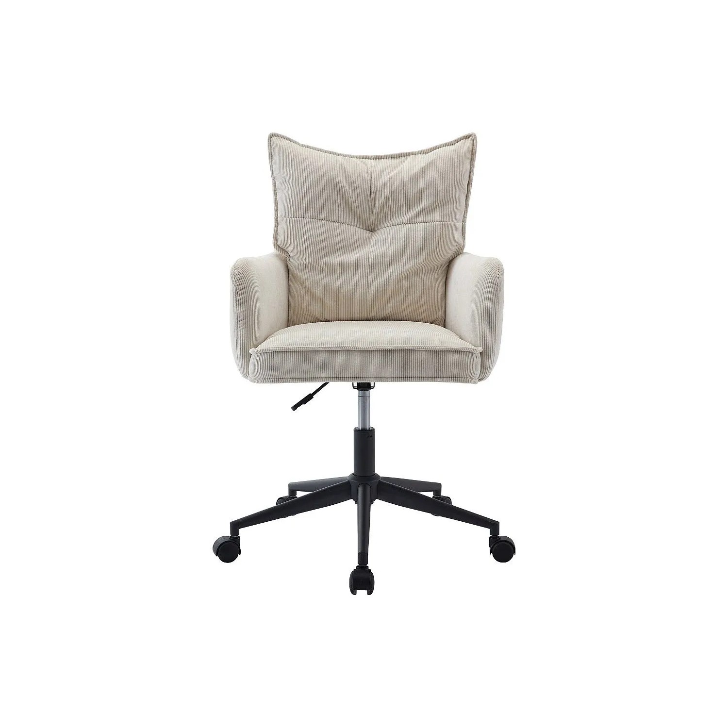 Vente-unique Bürostuhl Ohne Armlehnen Bataru Cremefarben 59.5 cm