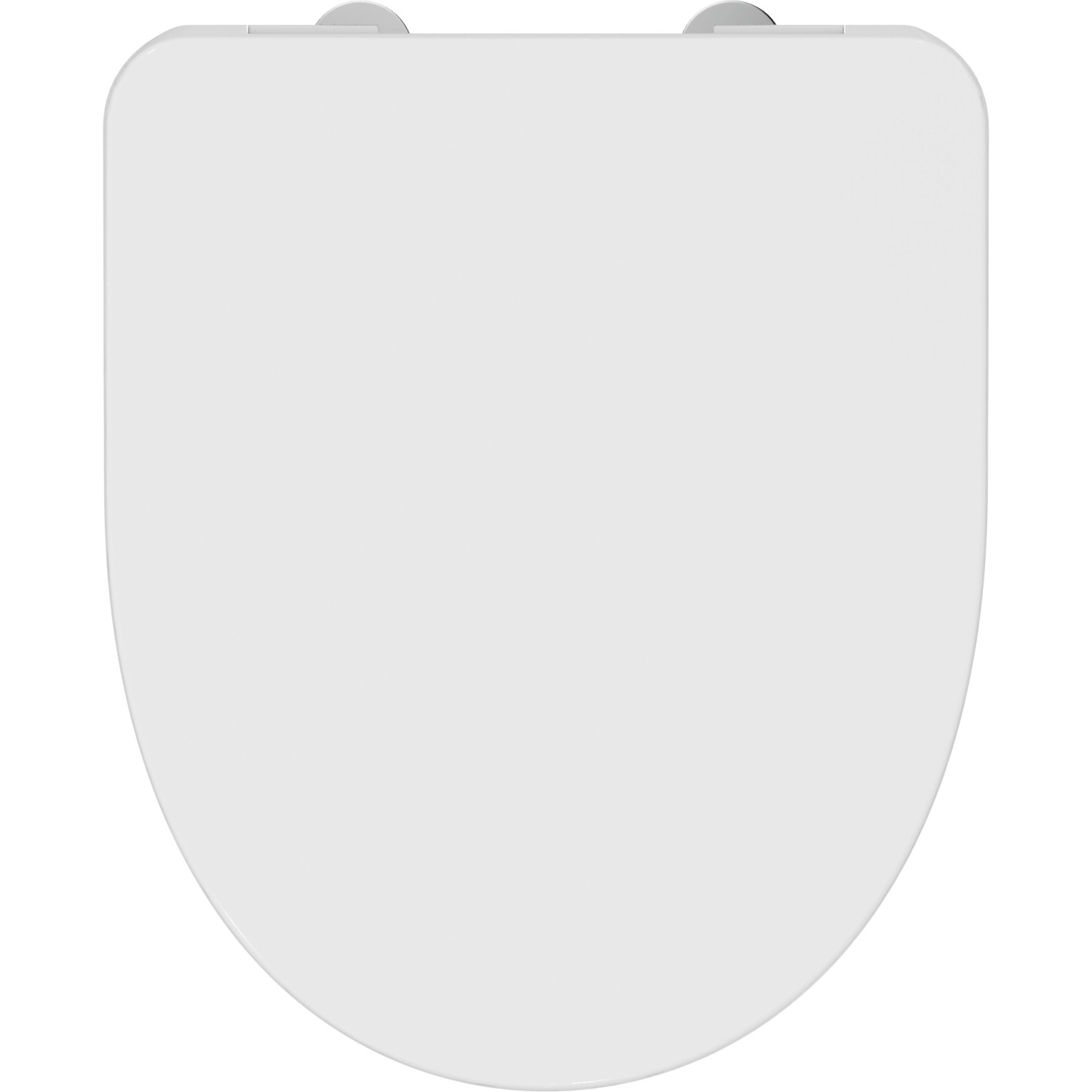 Weißer Ideal Standard WC-Sitz i.life A mit Softclosing und Wrapover-Design.