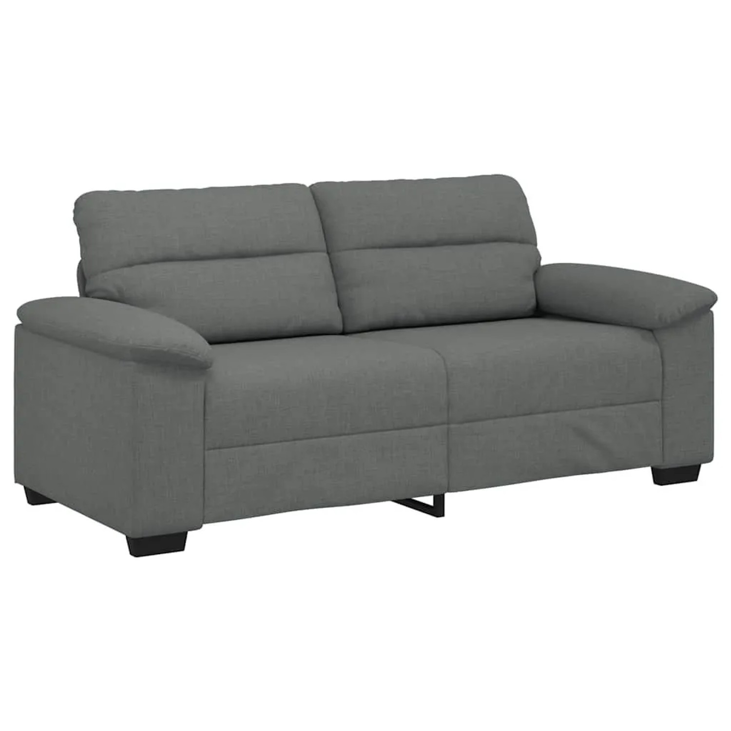 vidaXL 2-Sitzer-Sofa Dunkelgrau 140 cm Stoff 4105308 günstig online kaufen